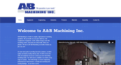 Desktop Screenshot of abmachining.com